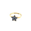 Anel Estrela Azul - Ricca Jewelry
