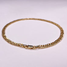  18K Yellow Gold Delicate Cuban Chain Bracelet - Ricca Jewelry