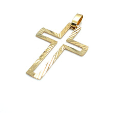  Pingente Cruz Dupla Face em Ouro 18k / 18k Gold Double-Sided Cross Pendant - Ricca Jewelry