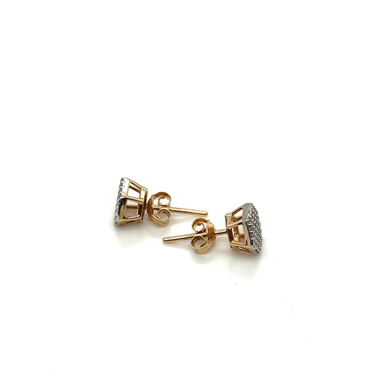 Brinco Hexágono Chuveirinho em Ouro 18k / 18k Gold Hexagon 'Chuveirinho' Earring - Ricca Jewelry