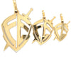 Pingente Escudo da Fe - Ricca Jewelry