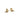 Brinco Raio em Ouro 18k com Zircônia / Lightning Bolt Earring in 18k Gold with Zirconia - Ricca Jewelry