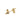 Brinco Raio em Ouro 18k com Zircônia / Lightning Bolt Earring in 18k Gold with Zirconia - Ricca Jewelry