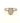 Anel de Ouro 18k Branco com Diamante Oval - Ricca Jewelry