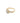 Anel Solitario Quadrado com Zirconia - Ricca Jewelry