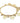 Pulseira De Ouro 18k Modelo 6 Desejos (Fe, Amor, Saude, Felicidade, Forca e Paz) - Ricca Jewelry