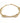 Pulseira Fios Duplos com Pingente Argola Laminada - Ricca Jewelry