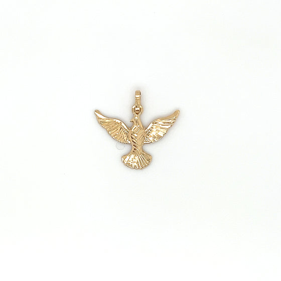 Pingente Pássaro da Paz em Ouro 18k / Peace Bird Pendant in 18K Gold - Ricca Jewelry