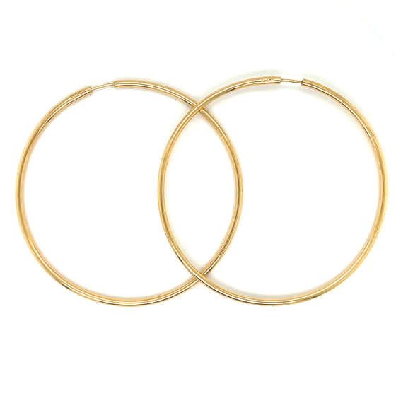 Brincos Argola Ouro 18k - Ricca Jewelry