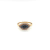 Anel Olho Grego Cravejado com Pedras de Zirconia - Ricca Jewelry