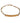 Pulseira Infantil Elos Iguais Laminada com Plaquinha / Child's Equal Links Bracelet with Engravable Plate in 18k Gold - Ricca Jewelry