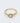 18K Yellow Gold Classic Round CZ Halo Solitaire Engagement Ring - Ricca Jewelry