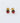 Baby Collection 18K Yellow Gold Enamel Ladybug Stud Earrings - Ricca Jewelry