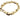 Pulseira em ouro 18k oca elos triangulares - Ricca Jewelry