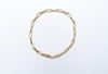 18K Yellow Gold Paperclip Chain Bracelet - Ricca Jewelry