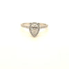 Anel de ouro 18k Modelo Solitario com Diamante Lapidacao Gota Pear 0.82Ct Total - Ricca Jewelry
