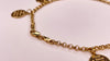 18K Yellow Gold Ten Commandments Written in Brazilian Portuguese Medal Charm Bracelet - Ricca Jewelry