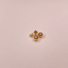  18K Yellow Gold 4mm Sphere Stud Earrings - Ricca Jewelry