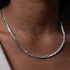 Pulseira Riviera em Ouro Branco 18k com Diamantes - Tennis Bracelet - Ricca Jewelry
