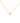 Gargantilha de ouro 18k Modelo Ponto de Luz com Corrente Bailarina - Ricca Jewelry