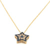 Gargantilha em ouro 18k com pingente estrela - Ricca Jewelry
