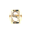 Anel em Ouro 18k Modelo Letra S - Ricca Jewelry