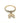 Anel em Ouro Amarelo 18k com 2 Pingentes de Meninas - Ricca Jewelry