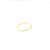 Anel Infantil em Ouro Amarelo 18k Flor - Ricca Jewelry
