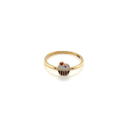  Anel Infantil em Ouro 18k Cup Cake / Children's Ring in 18k Gold Cup Cake - Ricca Jewelry