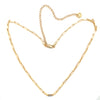 Gargantilha em Ouro Amarelo 18k com Pingente de Coração - Ricca Jewelry