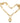 Gargantilha em Ouro Amarelo com Pingente de Coração - Ricca Jewelry
