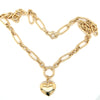 Gargantilha em Ouro Amarelo com Pingente de Coração - Ricca Jewelry