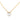 Gargantilha de ouro 18k Modelo Ponto de Luz com Corrente Bailarina - Ricca Jewelry