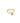 Anel Solitário de Ouro 18k com Zircônia 5mm - Aro Reto / 18k Gold Solitaire Ring with Zirconia 5mm - Straight Band - Ricca Jewelry