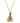 Gargantilha de Ouro 18k Trabalhada com Corações e Pingente de Nossa Senhora, 45cm. - Ricca Jewelry