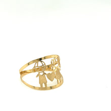  Anel de Ouro 18k Modelo Casal de Filhos Menino e Menina / 18k Gold Ring Model Couple of Children Boy and Girl - Ricca Jewelry