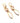 Brinco Com Tres Argolas Ovais - Ricca Jewelry