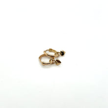 Brincos de Ouro 18k Modelo Argola Lisa com Pingente de Coracao - Ricca Jewelry